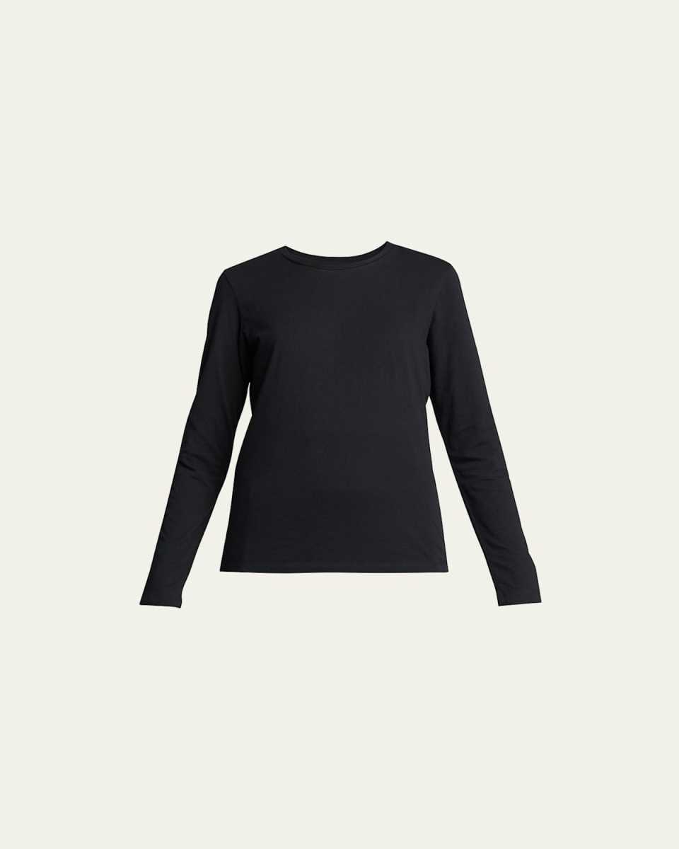 Long-Sleeve Cotton Silk Touch T-Shirt